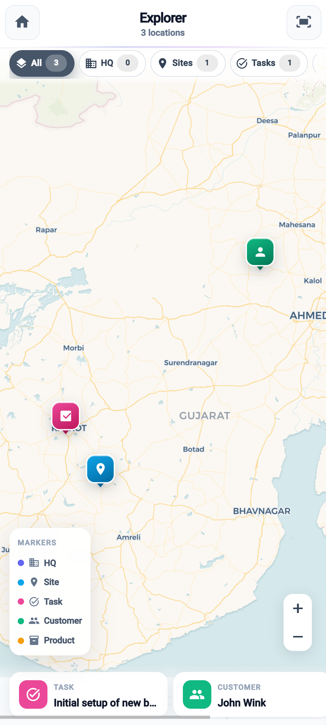 GT Business map explorer